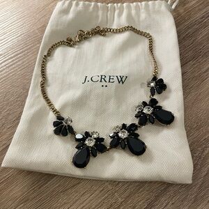 J.Crew Navy and Gold Statement Necklace